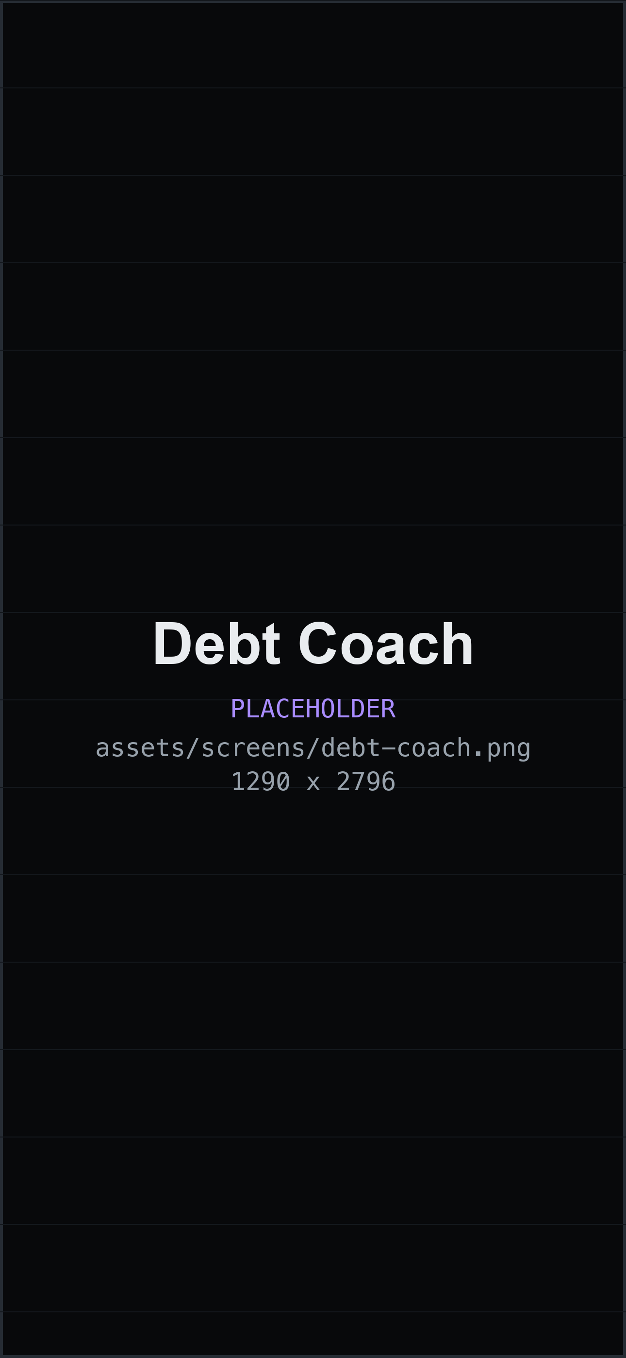 Quid Debt Coach screen on iPhone showing outstanding balances and a suggested repayment order.